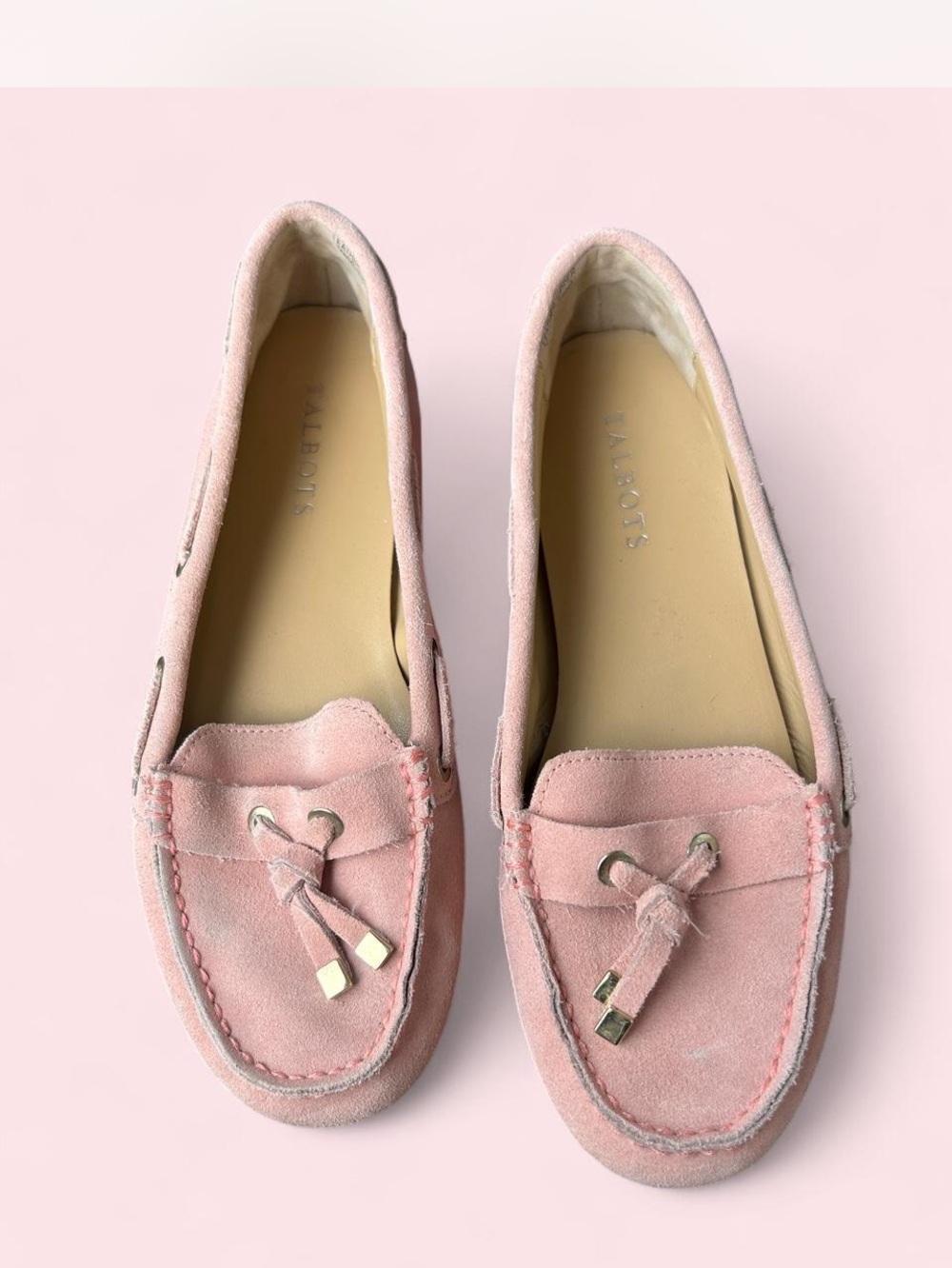 Talbots Pink Boatshoes.